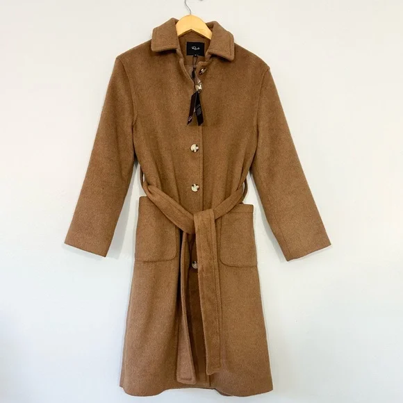 RAILS NADINE NWTWOOL-BLEND COAT IN CAMEL XS-S - Picture 3 of 16